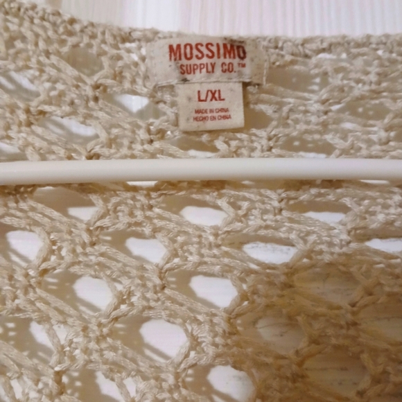 Crocheted Poncho with Tassels - Picture 2 of 3